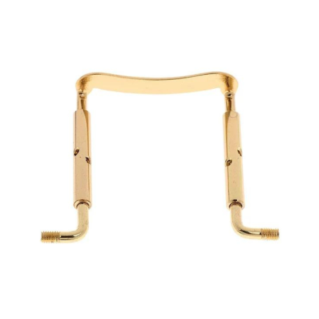 ABRAZADERA DE MENTONERA CROMADA DORADA VIOLÍN