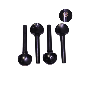 SET CLAVIJAS DE EBANO PARA VIOLÍN OJO PARISINO(4 UNID) 4/4