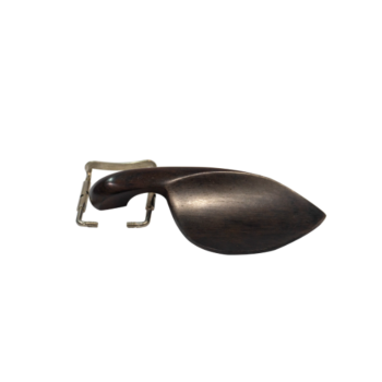 Mentonera Ébano  (INCLUYE ABRAZADERA PLATEADA)4/4